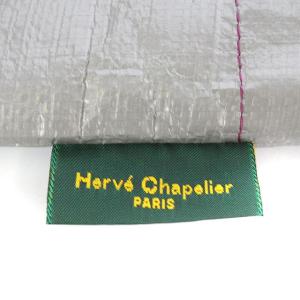 Hervé Chapelier マルシェビーチバッグL シルバー