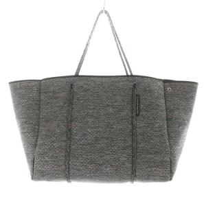 STATE OF ESCAPE トートバッグ ハンドバック パンチング ポーチ付き グレー