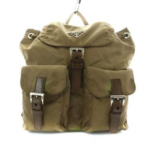 リュックサック デイパック ナイロン ブラウン
