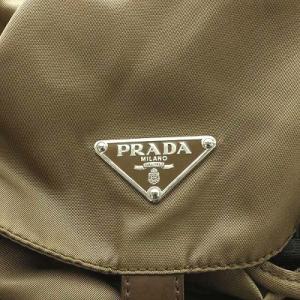 PRADA リュックサック デイパック ナイロン ブラウン