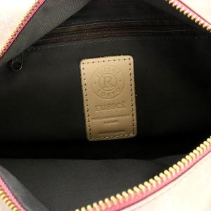 russet キューブ ハンドバッグ モノグラム ナイロン ピンク グレー