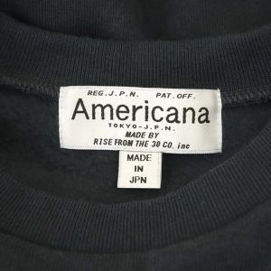 AMERICANA 21AW Deuxieme Classe取扱い クルーネック スウェット トレーナー 裏起毛 グリーン