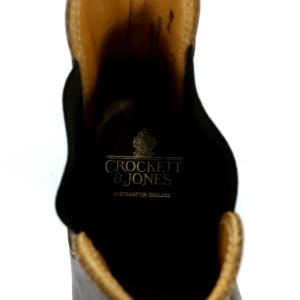 Crockett & Jones CHELSEA サイドゴアブーツ レザー 8  ブラウン