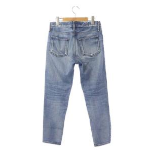 upper hights THE STELLA ステラ デニムパンツ ストレッチ スリムテーパード ダメージ加工 23 ブルー