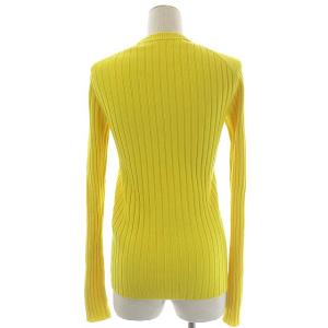 CINOH ドゥーズィエムクラス取り扱い 21AW リブ クルーネックニット セーター 長袖 F イエロー