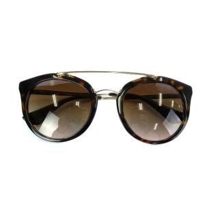 PRADA 5222-140 サングラス ダブルブリッジ べっ甲柄 ダークブラウン