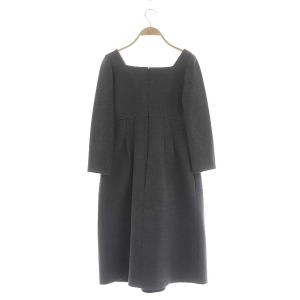 CELFORD フィット&フレアカットワンピース 36 グレー