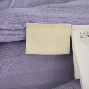 Diagram GRACE CONTINENTAL 22SS ニット カットソー タック パフスリーブ 長袖 36 パープル