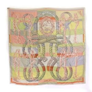 HERMES カレ90 Della Cavalleria シルク マルチカラー