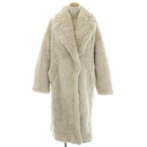 19AW ラムファーコート 36 オフホワイト