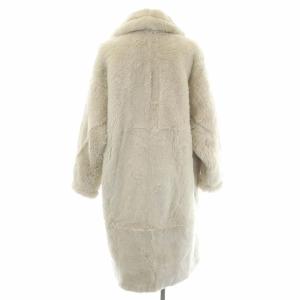 Diagram 19AW ラムファーコート 36 オフホワイト