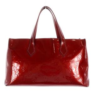 LOUIS VUITTON M93642 トバッグ ヴェルニ ウィルシャーPM ポムダムール モノグラム