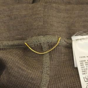 Deuxieme Classe jersey リブニットパンツ ブラウン