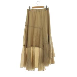 Diagram GRACE CONTINENTAL 21SS イレギュラーフレアスカート ロング 38 ベージュ
