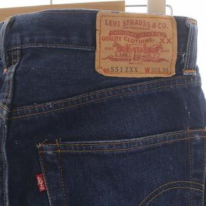 Levi's 551-0006 米国製 551ZXX バレンシア工場 復刻 デニムパンツ W30L36 青