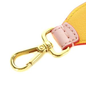 FENDI STRAP YOU ショルダーストラップ レザー ピンク オレンジ