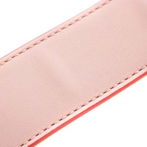 FENDI STRAP YOU ショルダーストラップ レザー ピンク オレンジ