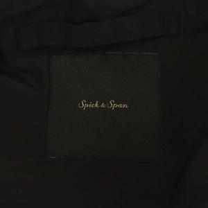 Spick&Span 19AW ギャザーネックショートパッファー ダウンジャケット ジップアップ 34 ブラック