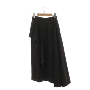 Ameri VINTAGE SIDE FLARE LAYERED SK ロング ブラック