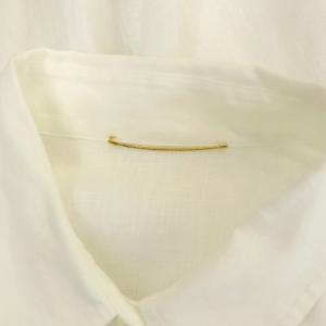 Deuxieme Classe WIDE LINEN シャツ ホワイト