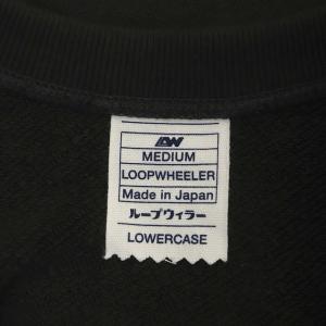 LOOPWHEELER × LOWERCASE 21SS Half Sleeve Sweat M チャコールグレー