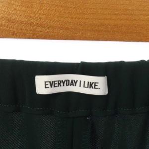 EVERYDAY I LIKE 21SS イージーフレアパンツ 36 ダークグリーン