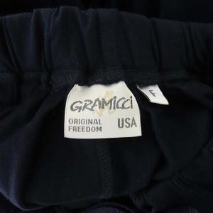 GRAMiCCi 21AW クライミングロングスカート ギャザー フレア コットン F ネイビー