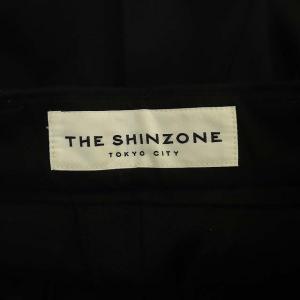 Shinzone パンツ ジッパーフライ センタープレス 32 ブラック