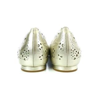 COLE HAAN Callie バレエフラットシューズ 6B ゴールド