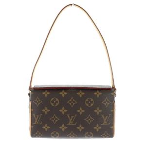 LOUIS VUITTON レシタル モノグラム M51900 ハンドバッグ 茶