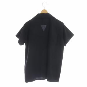 MADISONBLUE 20SS ロゴ刺繍オープンカラーシャツ 01 ブラック