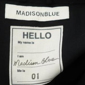 MADISONBLUE 20SS ロゴ刺繍オープンカラーシャツ 01 ブラック