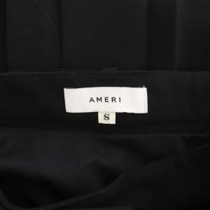 Ameri VINTAGE BACK PLEATS スカート S ブラック