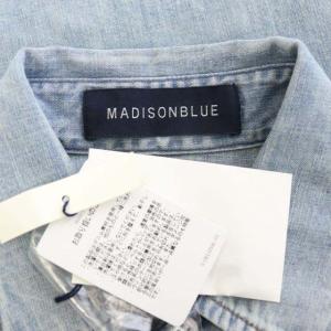 MADISONBLUE WESTERN SHIRT DENIM M ブルー