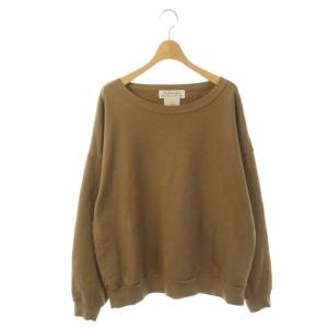 スウェットプルオーバー トレーナー 長袖 F ブラウン