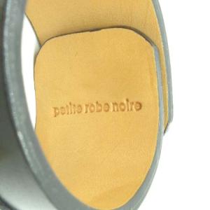 petite robe noire パールレザーブレスレット ブラック