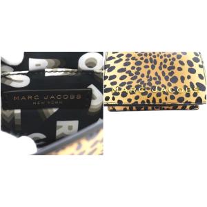 MARC JACOBS DOUBLE TAKE プリンテッド ショルダーバッグ チェーン レオパード ブラウン