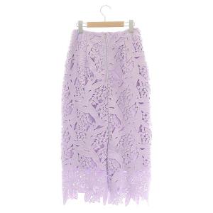 CELFORD 20SS スズランレーススカート 38 ラベンダー