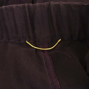 Deuxieme Classe 21SS シルクテーパードパンツ 36 パープル