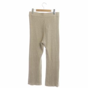 Deuxieme Classe 20SS IKAT風 イージーパンツ シルク混 36 ベージュ