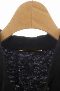 Deuxieme Classe 20SS LINEN ワンピース バンドカラー ブラック