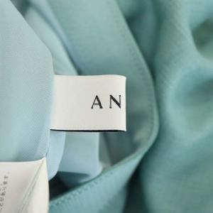 ANAYI 21SS ブッチャーフレアプリーツスカート  38 エメラルドグリーン