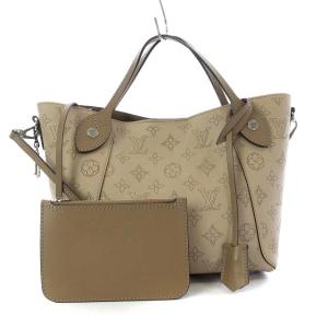 LOUIS VUITTON M54351 マヒナ ヒナPM ガレ ハンドバッグ 2WAY ポーチ付き ベージュ