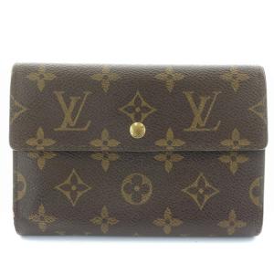 モノグラム ポルトトレゾーレ ユテュイパピエ 三つ折り財布 ブラウン