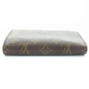 LOUIS VUITTON モノグラム ポルトトレゾーレ ユテュイパピエ 三つ折り財布 ブラウン