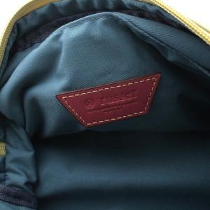 russet モノグラムナイロンショルダーバッグ カーキ