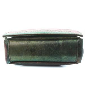 Jean Paul GAULTIER ショルダーバッグ Vサイバー グリーン