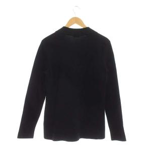 Cruciani ニットジャケット テーラード ダブルブレスト ジャージ 46 ブラック