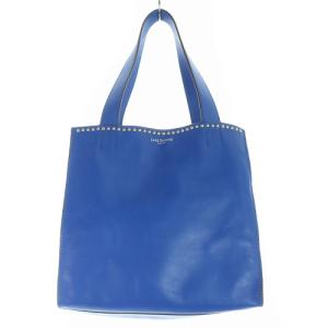 J&M DAVIDSON BELLE WITH STUDS トートバッグ レザー 青