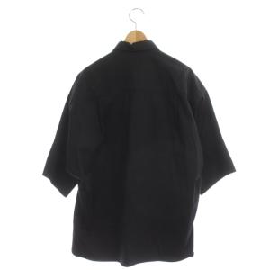 ebure ビックシルエットシャツ 38 ブラック